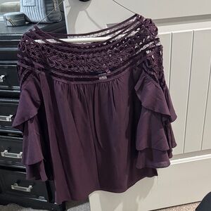 Elegant Purple Women's Top